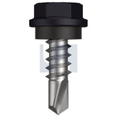 Hobsons - #10-16 x 16 Night Sky (Ebony) -Cl4 As3566 Metal Sds Hex Head + Washer | Fs275-Ns (Pack Of 1000)